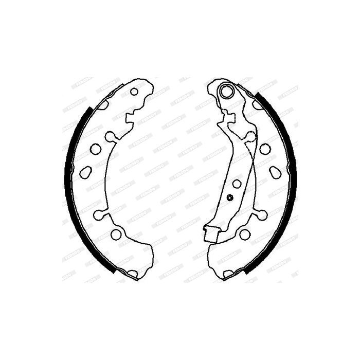 Гальмівні колодки FERODO FSB4037