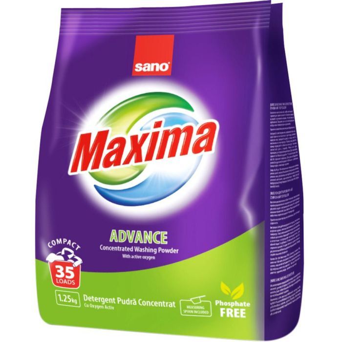 Стиральный порошок Sano Maxima Advance 1.25 кг (7290010935314)