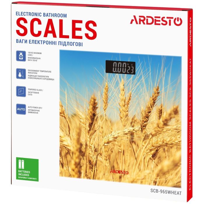 Весы напольные ARDESTO SCB-965WHEAT изображение 4