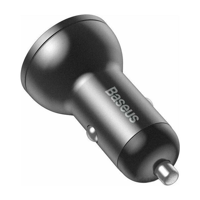 Зарядное устройство Baseus Digital Display Dual USB 4.8A 24W black (CCBX-0G)