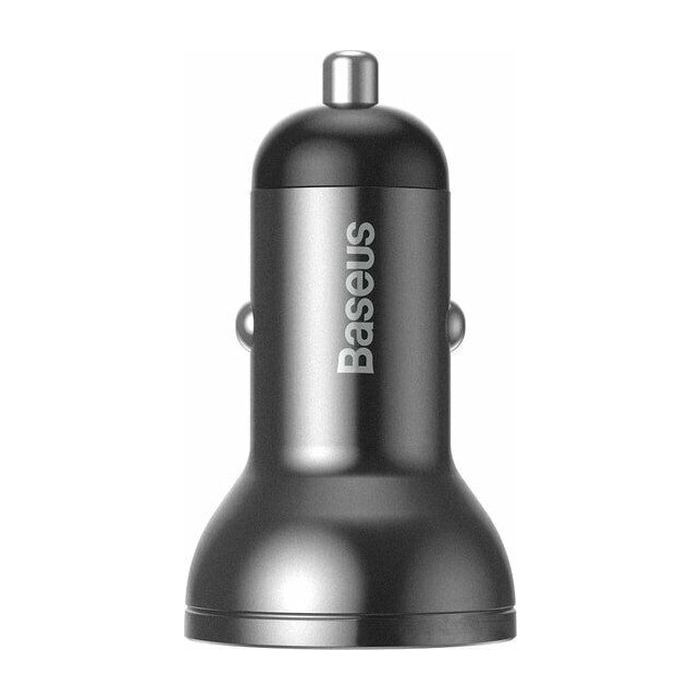 Зарядное устройство Baseus Digital Display Dual USB 4.8A 24W black (CCBX-0G) изображение 2