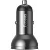 Зарядное устройство Baseus Digital Display Dual USB 4.8A 24W black (CCBX-0G) изображение 2