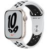 Смарт-часы Apple Watch Series 7 Nike GPS 45mm Starlight Aluminium Case with P (MKNA3UL/A)