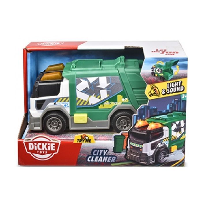 Спецтехніка Dickie Toys Сміттєвоз "Прибирач міста" з відкривним контейнером (3302029) зображення 5