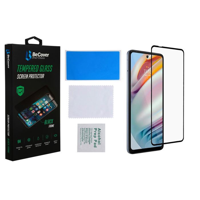Скло захисне BeCover Motorola Moto G60 / G60s Black (706899) зображення 2