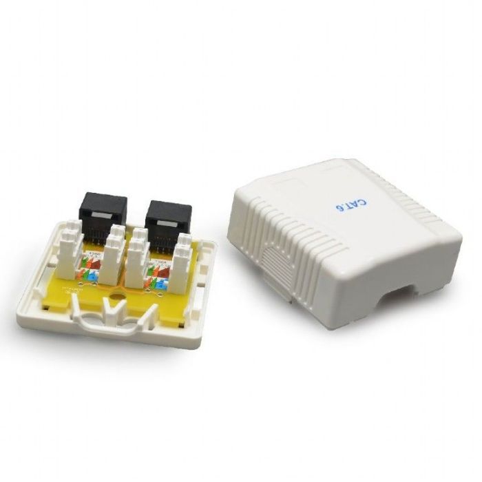 Компьютерная розетка Cablexpert RJ45x2 FTP, cat.6 (NCAC-2F6-01) изображение 3