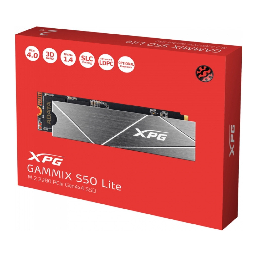 Накопитель SSD M.2 2280 512GB ADATA (AGAMMIXS70B-512G-CS) изображение 3