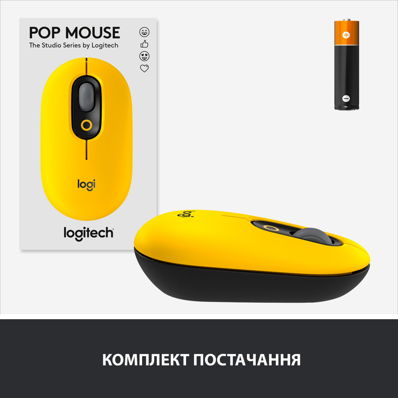 Мишка Logitech POP Mouse Bluetooth Daydream Mint (910-006547) зображення 8
