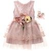 Плаття дитяче Tivido святкове з прикрасою (2135-104G-pink)