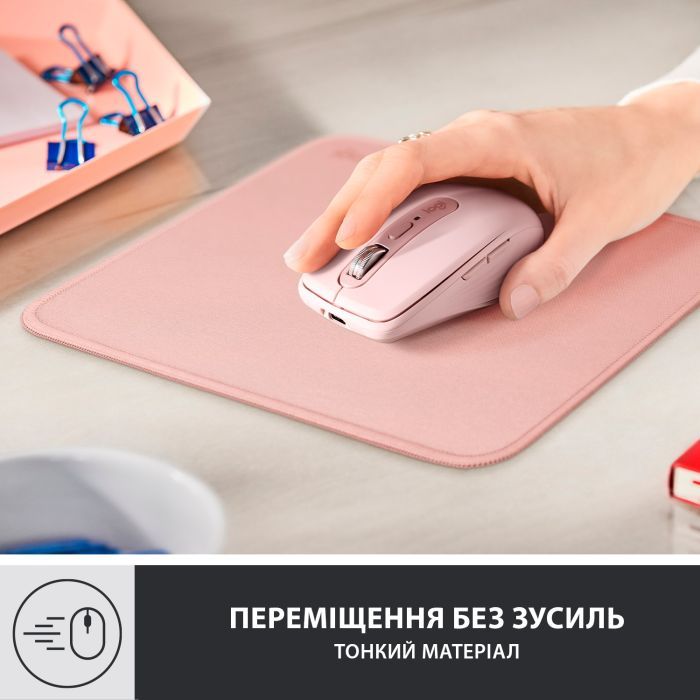 Килимок для мишки Logitech Mouse Pad Studio Series Graphite (956-000049) зображення 2