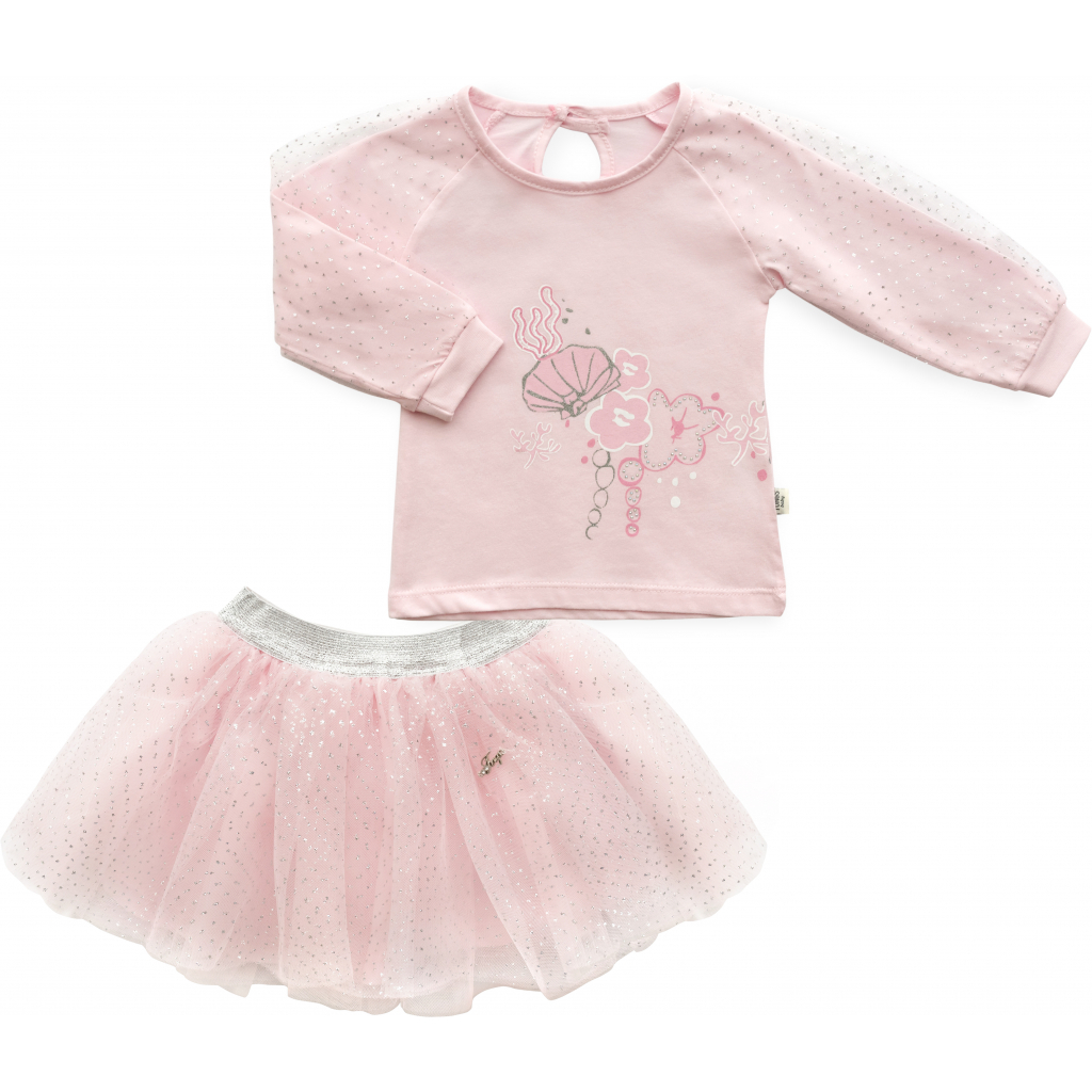 Набор детской одежды Tongs с фатиновой юбкой (4107-74G-pink)