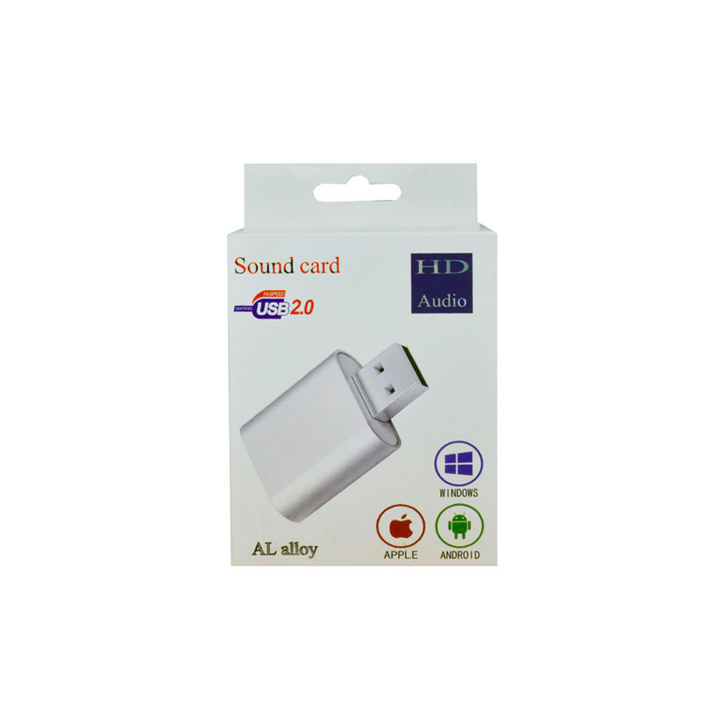 Звукова плата Dynamode USB-SOUND7-ALU silver зображення 7