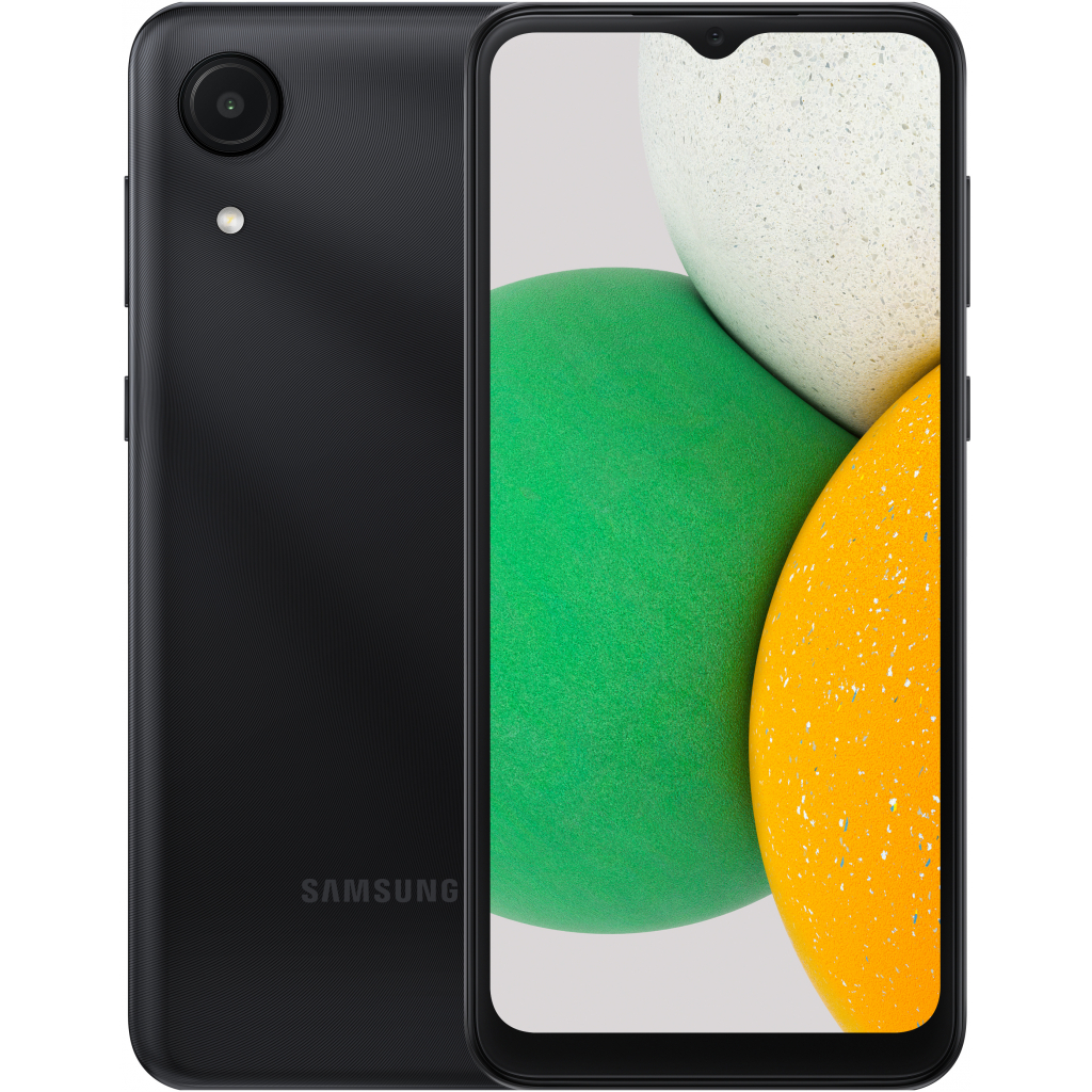 Мобільний телефон Samsung Galaxy A03 Core 2/32Gb Ceramic Black (SM-A032FCKDSEK) зображення 2