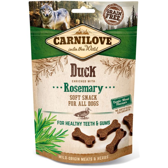 Лакомство для собак Carnilove Semi Moist с уткой и розмарином 200 г (8595602527311)