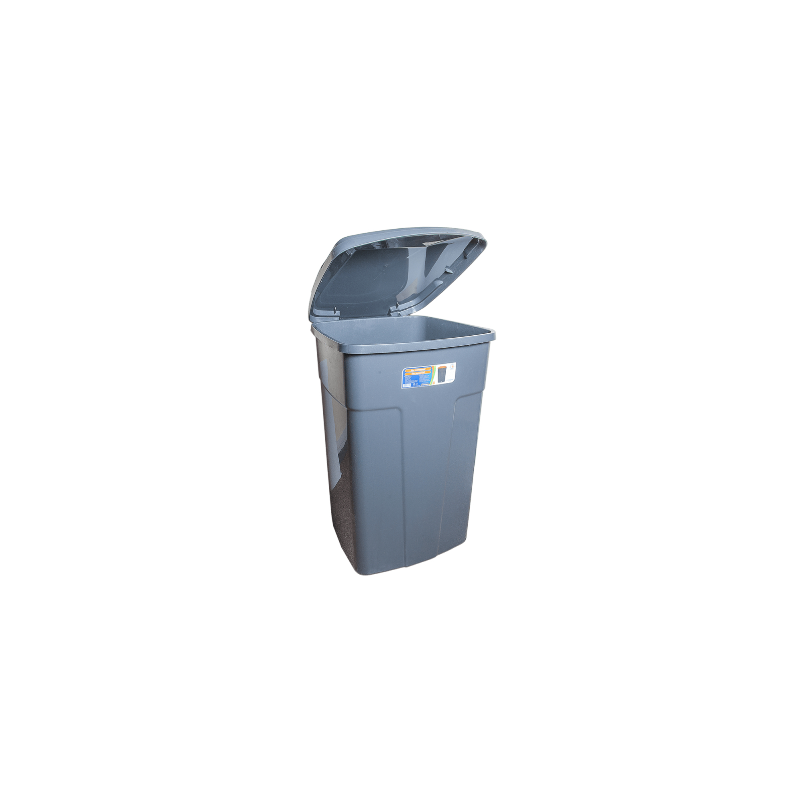 Контейнер для мусора Алеана с крышкой темно-серый 90 л (2592) изображение 2