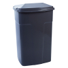 Контейнер для мусора Алеана с крышкой темно-серый 90 л (2592)
