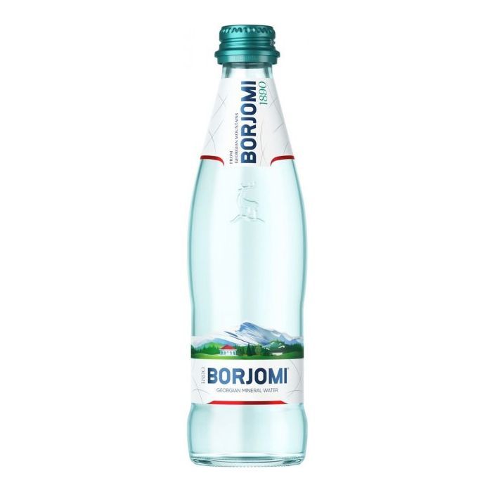 Мінеральна вода Borjomi 0.33 газ скл зображення 3