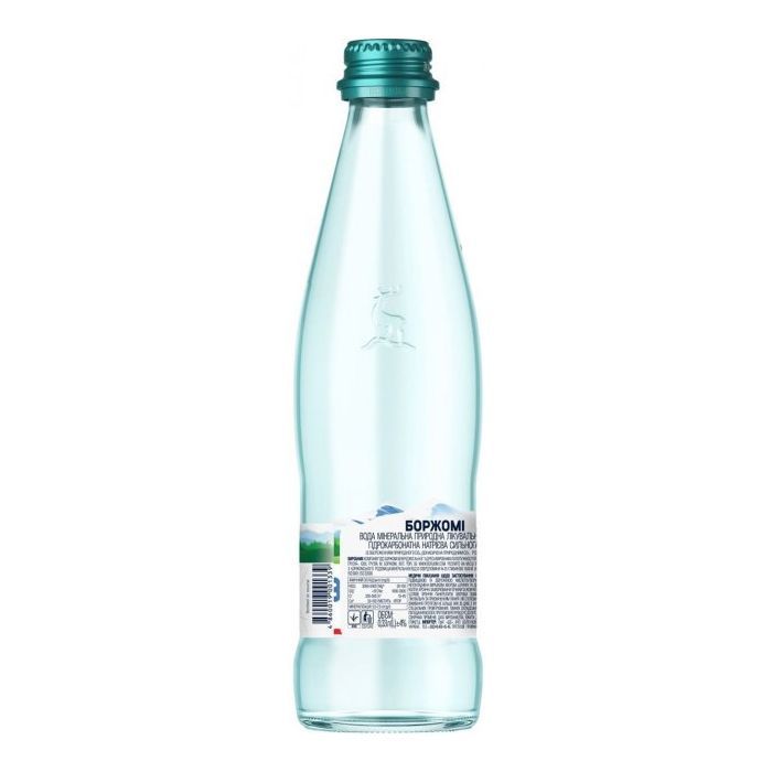 Мінеральна вода Borjomi 0.33 газ скл зображення 4