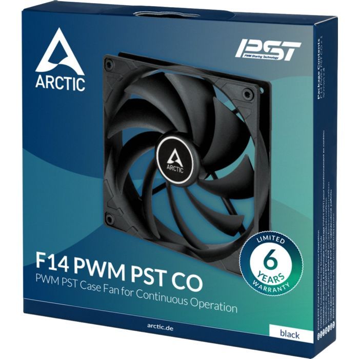 Кулер для корпуса Arctic F14 PWM PST CO (ACFAN00220A) изображение 4