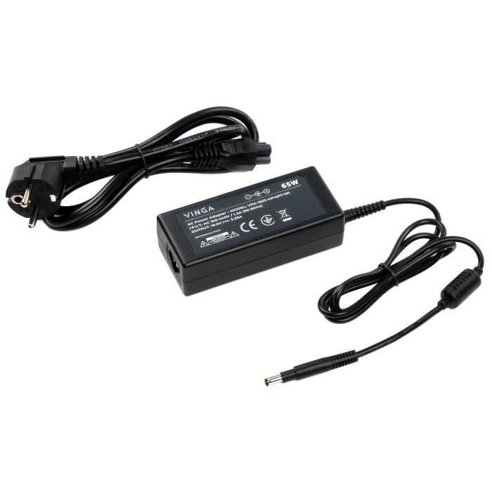 Блок питания к ноутбуку Vinga HP 65W 19.5V 3.3А 4.8*1.7 long (VPA-1953-HP4817-101) изображение 2