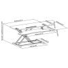 Столик для ноутбука Digitus Ergonomic Workspace Riser, 11-46cm, black (DA-90380-1) изображение 12