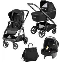Коляска Peg-Perego 3 в 1 Veloce Black Shine Lounge (PACK-VEL31LG000005)