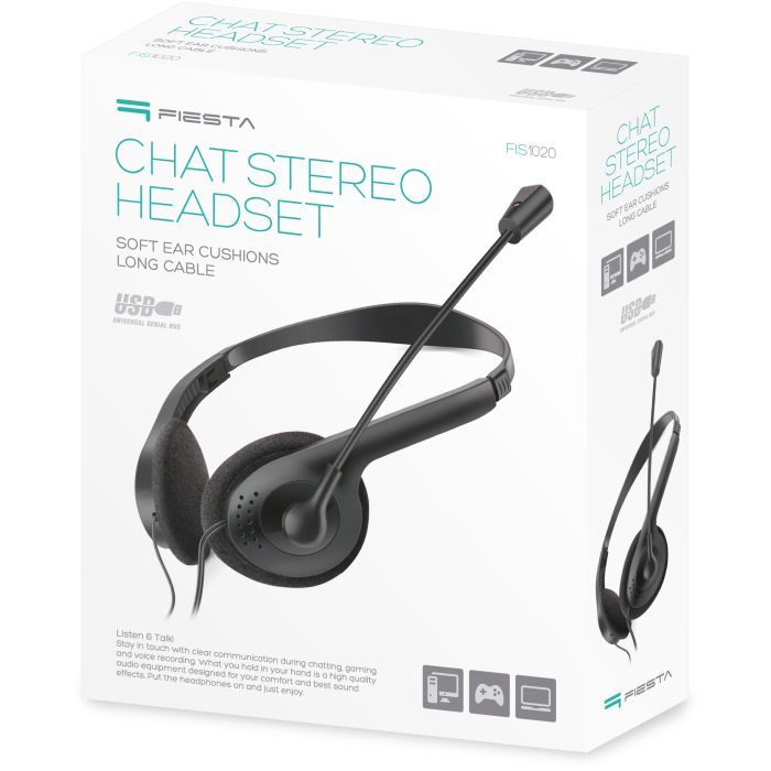 Наушники Fiesta Mic FIS1020 Stereo USB (FIS1020) изображение 4