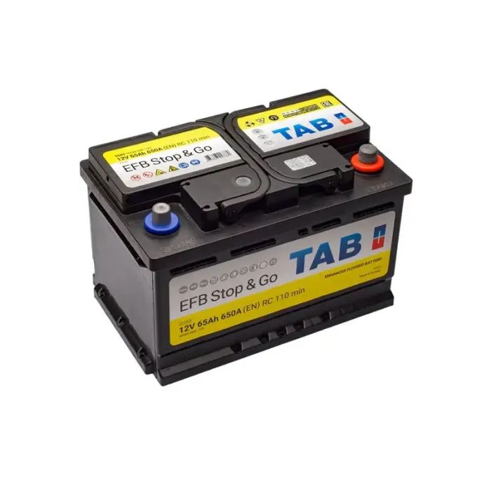 Аккумулятор автомобильный TAB 65 Ah/12V EFB Stop GO (212 860) изображение 3