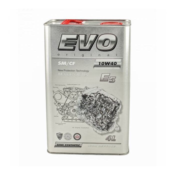 Моторное масло EVO E5 10W-40 SM/CF 1L (E5 1L 10W-40)