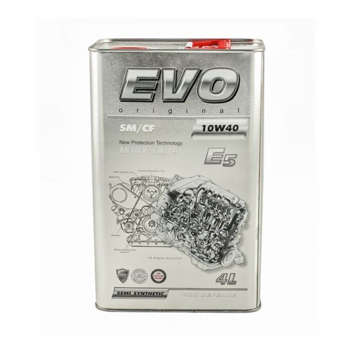 Моторное масло EVO E5 10W-40 SM/CF 1L (E5 1L 10W-40) изображение 2