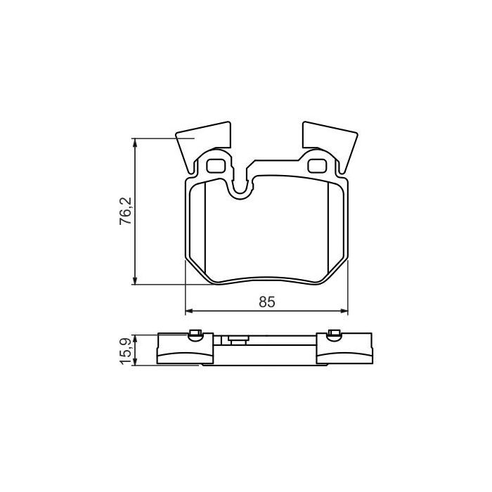 Гальмівні колодки Bosch 0 986 494 421