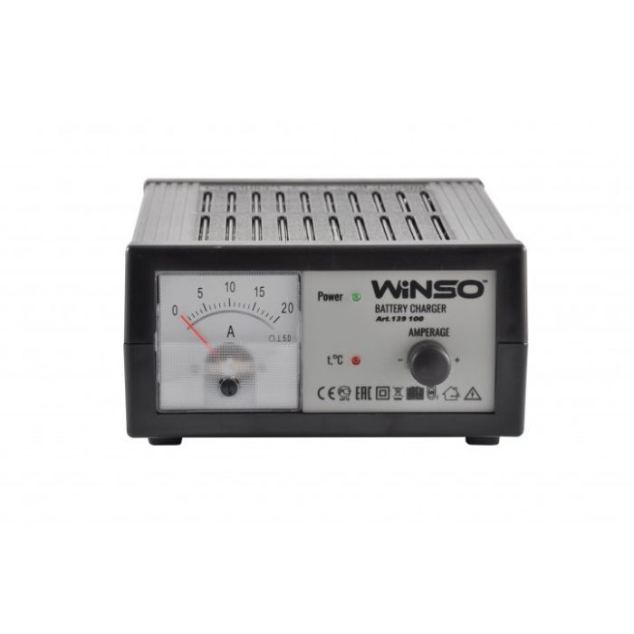 Зарядное устройство для автомобильного аккумулятора WINSO 139100 изображение 2