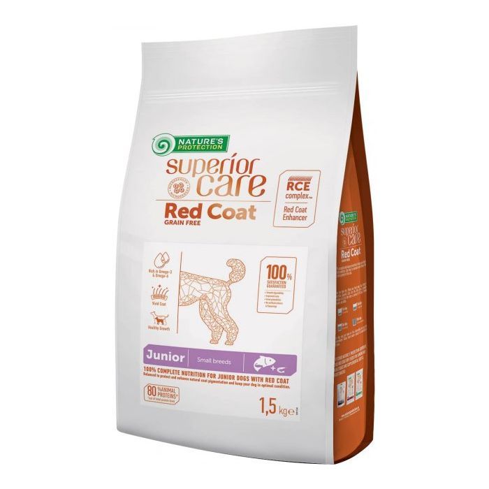 Сухий корм для собак Nature's Protection Superior Care Red Coat Grain Free Junior Mini Breeds 10 кг (NPSC47229)