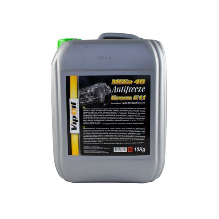 Антифриз VIPOIL G11 MEGA Green 40 10 кг (701367)