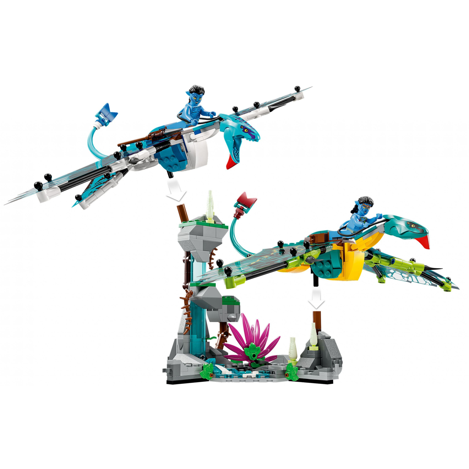 Конструктор LEGO Avatar Перший політ Джейка і Нейтірі на Банши 572 деталей (75572) зображення 6