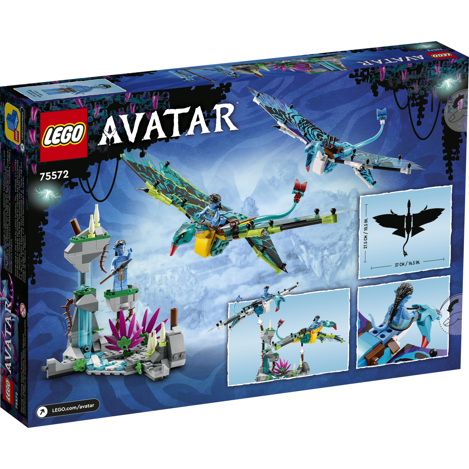 Конструктор LEGO Avatar Первый полет Джейка и Нейтири на Банши 572 деталей (75572) изображение 7
