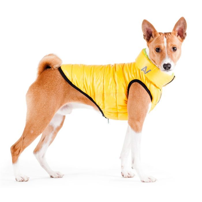 Курточка для тварин Airy Vest двостороння XS 30 жовто-салатова (1591) зображення 6