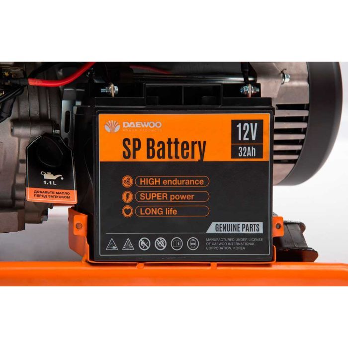 Генератор Daewoo GDA 7500E 6,5kW (GDA7500E) изображение 5