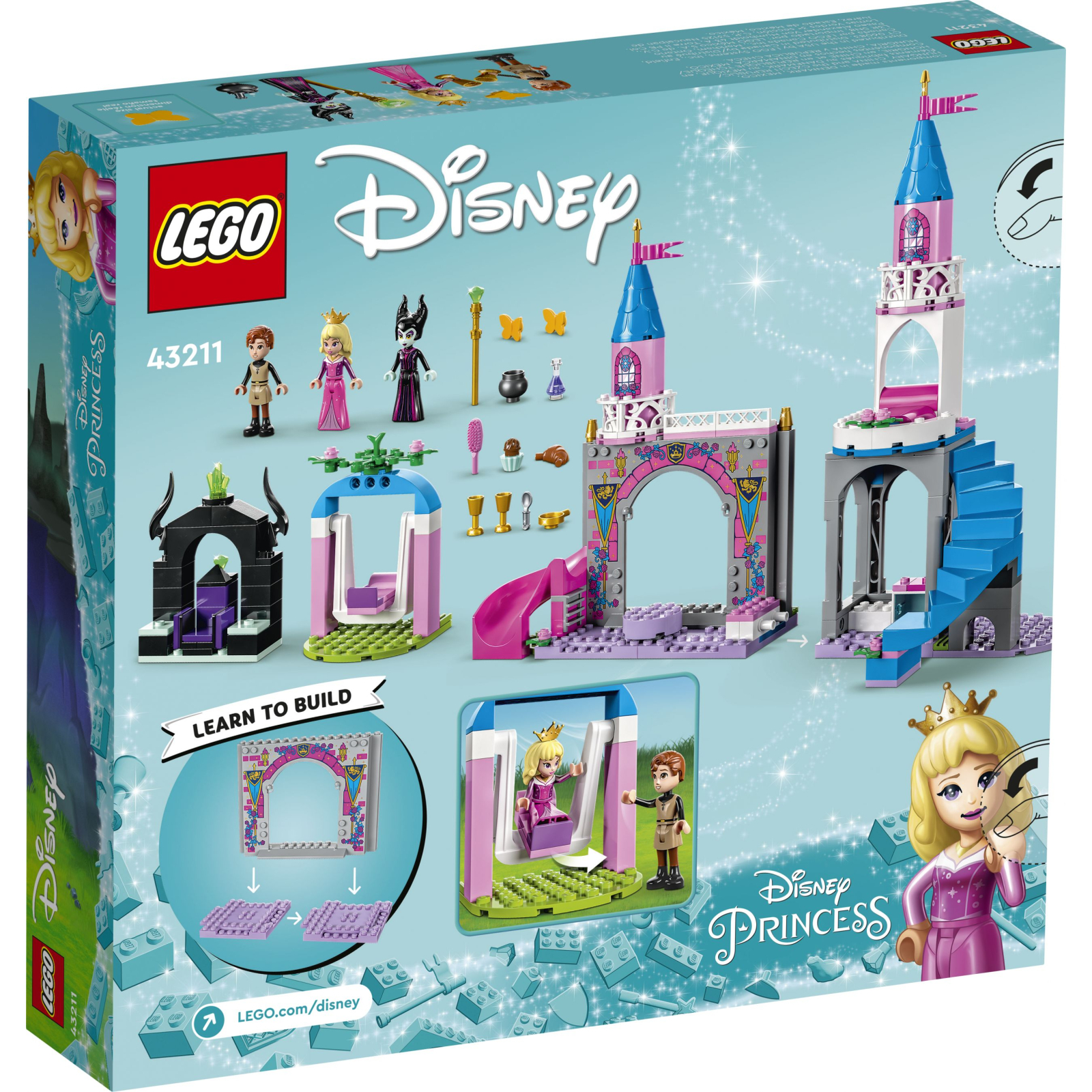 Конструктор LEGO Disney Princess Замок Аврори 187 деталей (43211) зображення 6