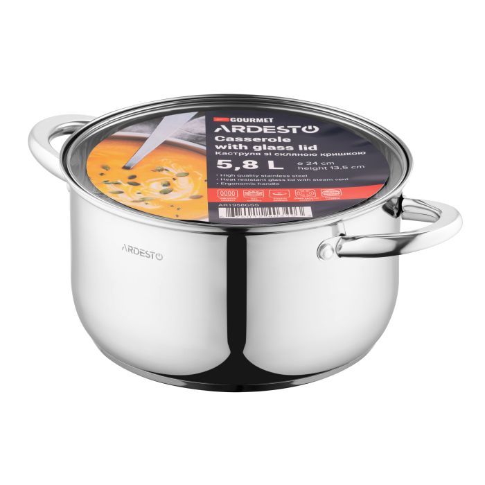 Кастрюля Ardesto Gemini Gourmet 3.2 л (AR1932GSS) изображение 4