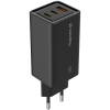 Зарядний пристрій ColorWay GaN3 Pro Power Delivery (USB-A + 2 USB TYPE-C) (65W) (CW-CHS039PD-BK) зображення 2