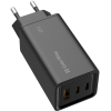Зарядний пристрій ColorWay GaN3 Pro Power Delivery (USB-A + 2 USB TYPE-C) (65W) (CW-CHS039PD-BK) зображення 5