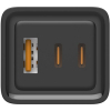 Зарядний пристрій ColorWay GaN3 Pro Power Delivery (USB-A + 2 USB TYPE-C) (65W) (CW-CHS039PD-BK) зображення 8