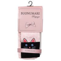 Колготки детские UCS Socks с котиками (M0C0301-1196-11G-pinkblack) изображение 2