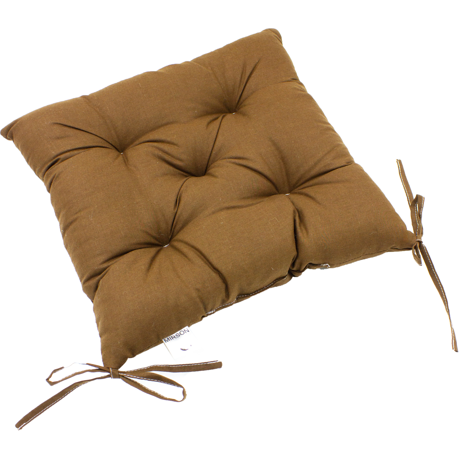 Подушка на стілець MirSon Ranforce Elite 19-1217 Chocolate Perla 40х40 см (2200006185253)