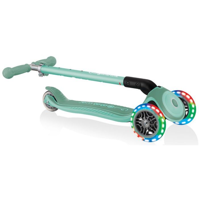 Самокат Globber Primo Foldable Plus Lights мятный (439-206) изображение 11