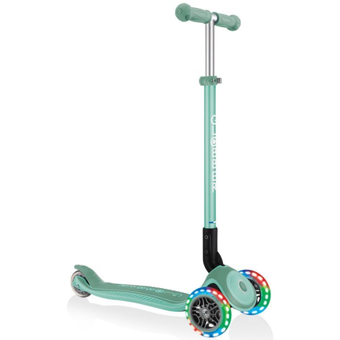 Самокат Globber Primo Foldable Plus Lights мятный (439-206) изображение 3