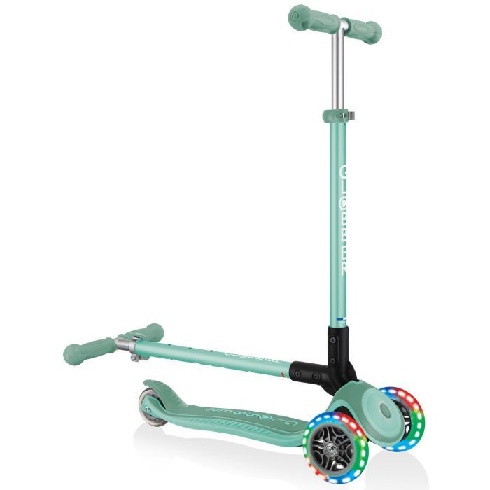 Самокат Globber Primo Foldable Plus Lights мятный (439-206) изображение 8