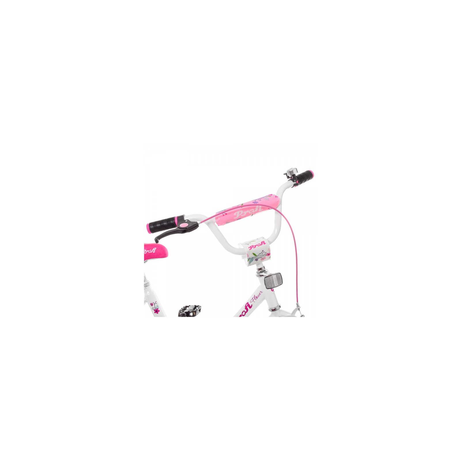 Дитячий велосипед Prof1 16" Flower Білий/Рожевий (Y1685 white/pink) зображення 3