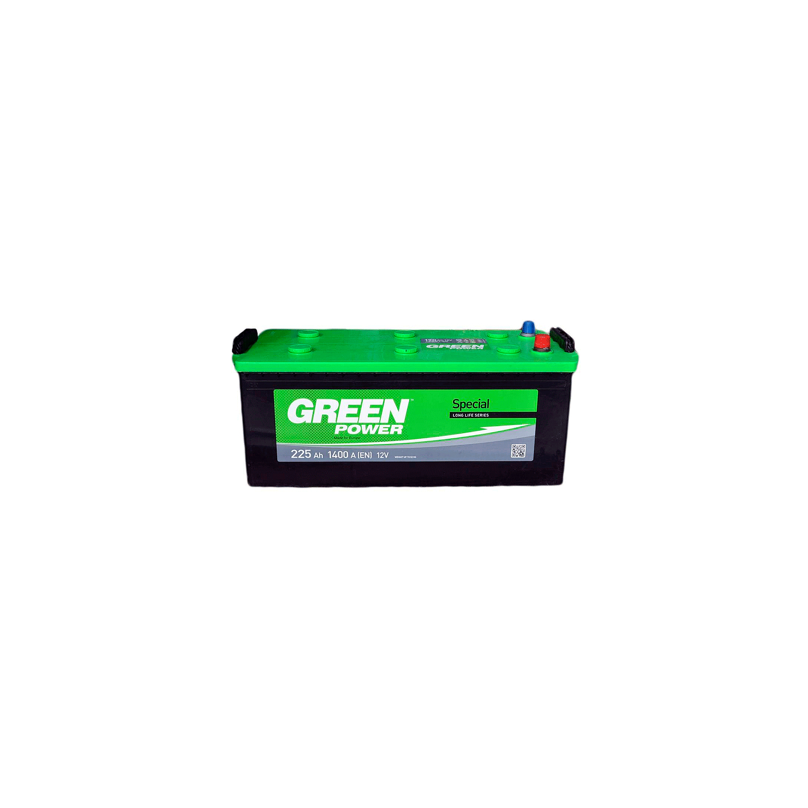 Аккумулятор автомобильный GREEN POWER Standart 225Ah бокова(+/-) (1400EN) (22366)